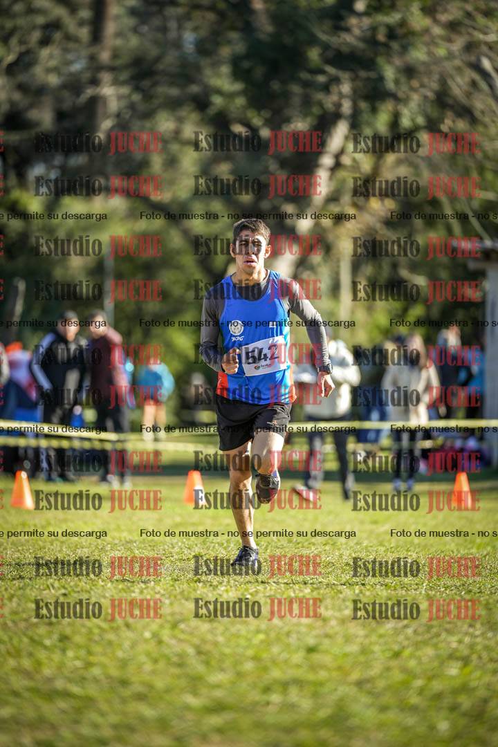 Fotos de la llegada del cross de 4000 m - varones