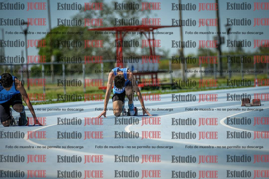 Fotos de los 200 m llanos de varones