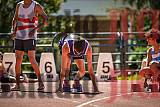 Fotos de los 100 m llanos de varones