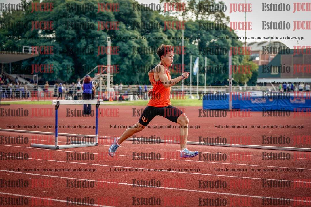 Fotos de los 400 m con vallas de varones