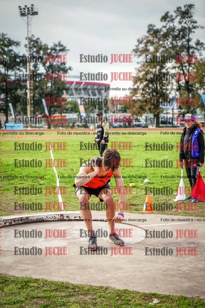 Fotos del lanzamiento de bala de varones