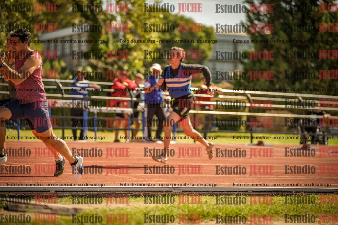 Fotos de los 100 m llanos de varones