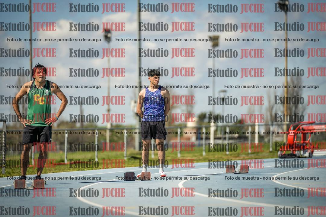Fotos de los 200 m llanos de varones