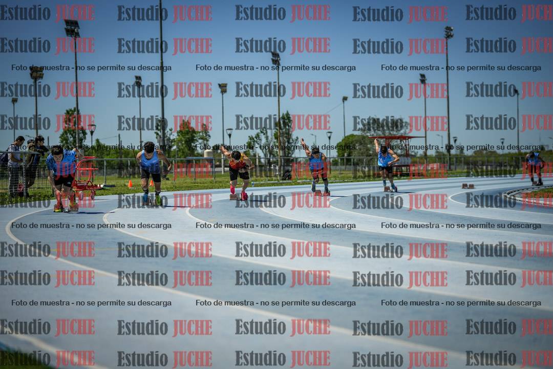Fotos de los 200 m llanos de varones