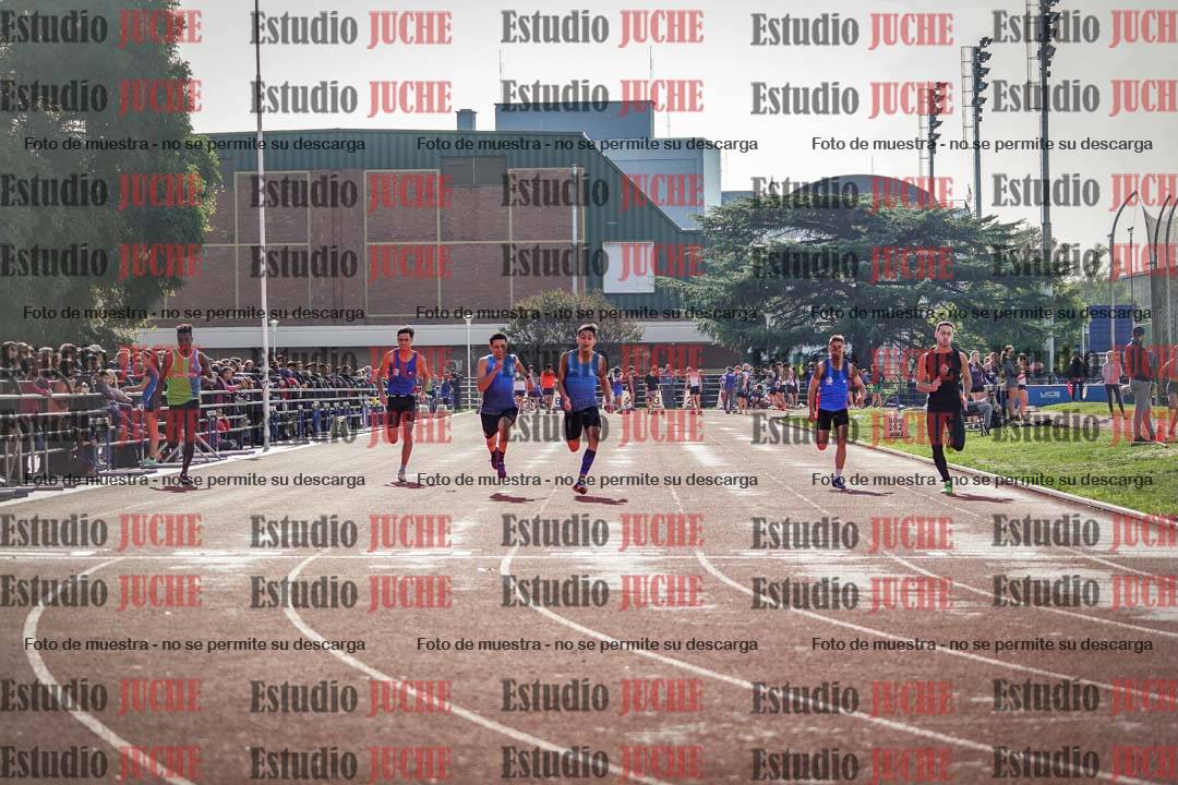 Fotos de los 100 m llanos de varones
