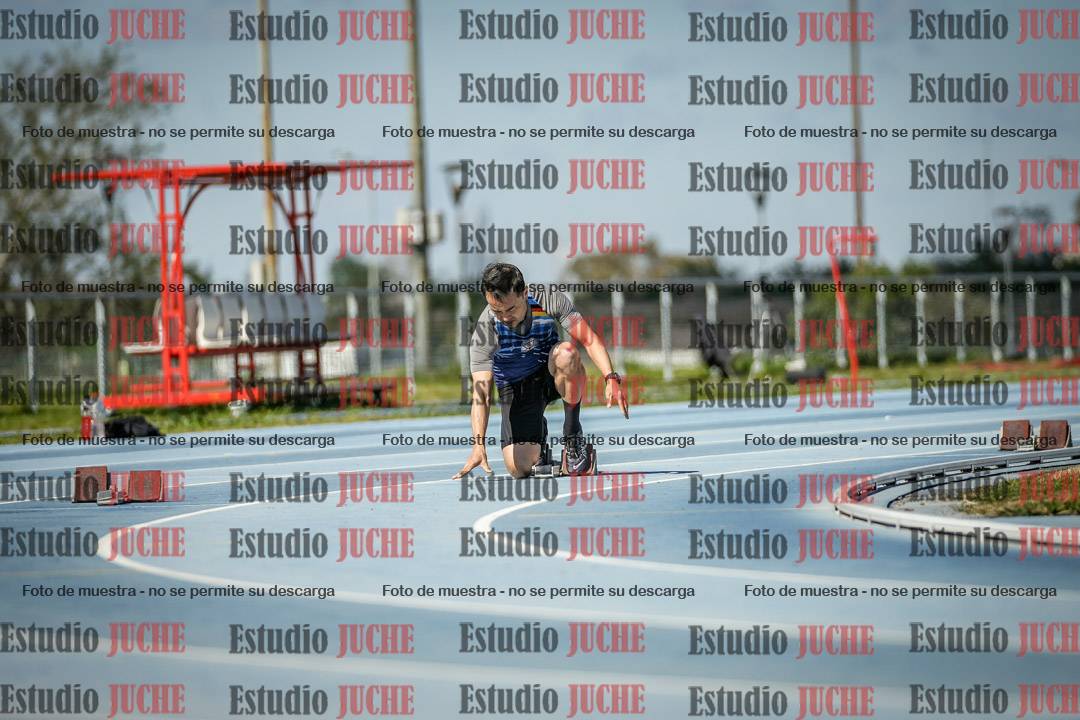 Fotos de los 200 m llanos de varones