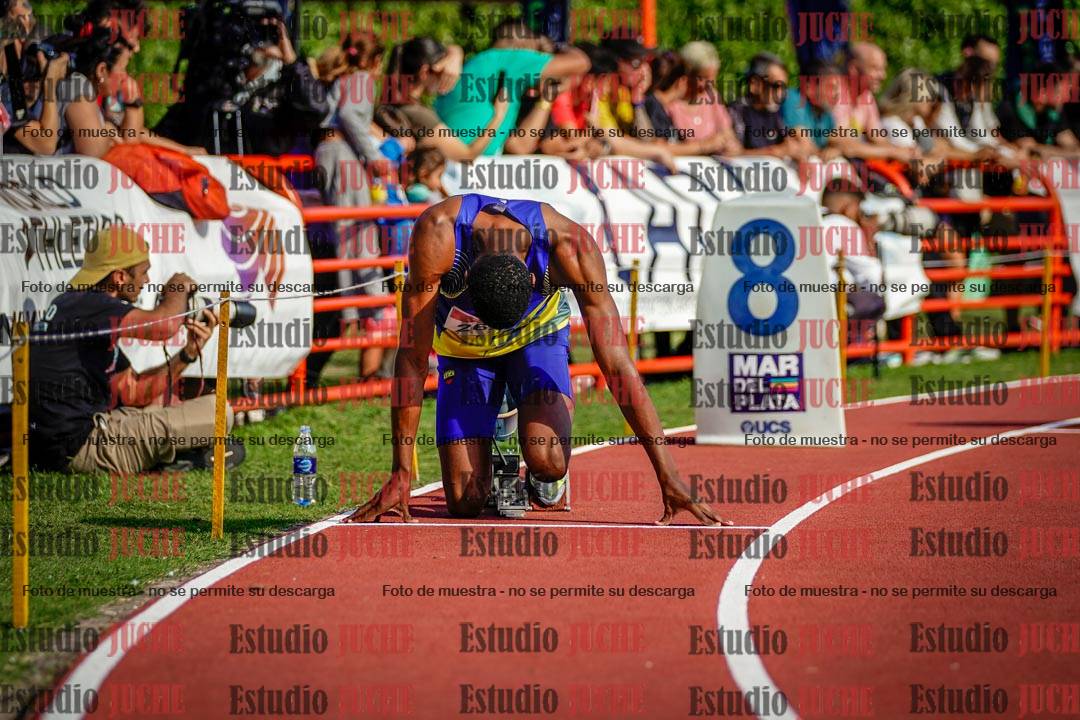Fotos de los 400 m llanos de varones