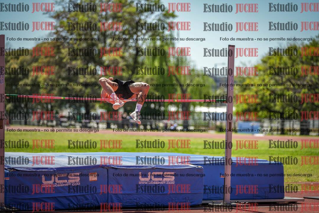 Fotos del salto en alto de varones