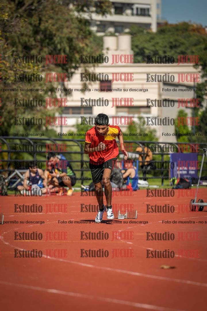 Fotos de los 200 m llanos de varones