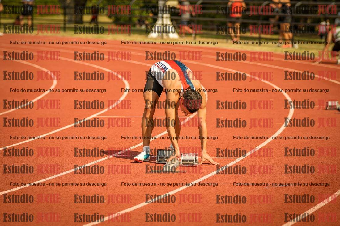Fotos de los 400 m llanos de varones