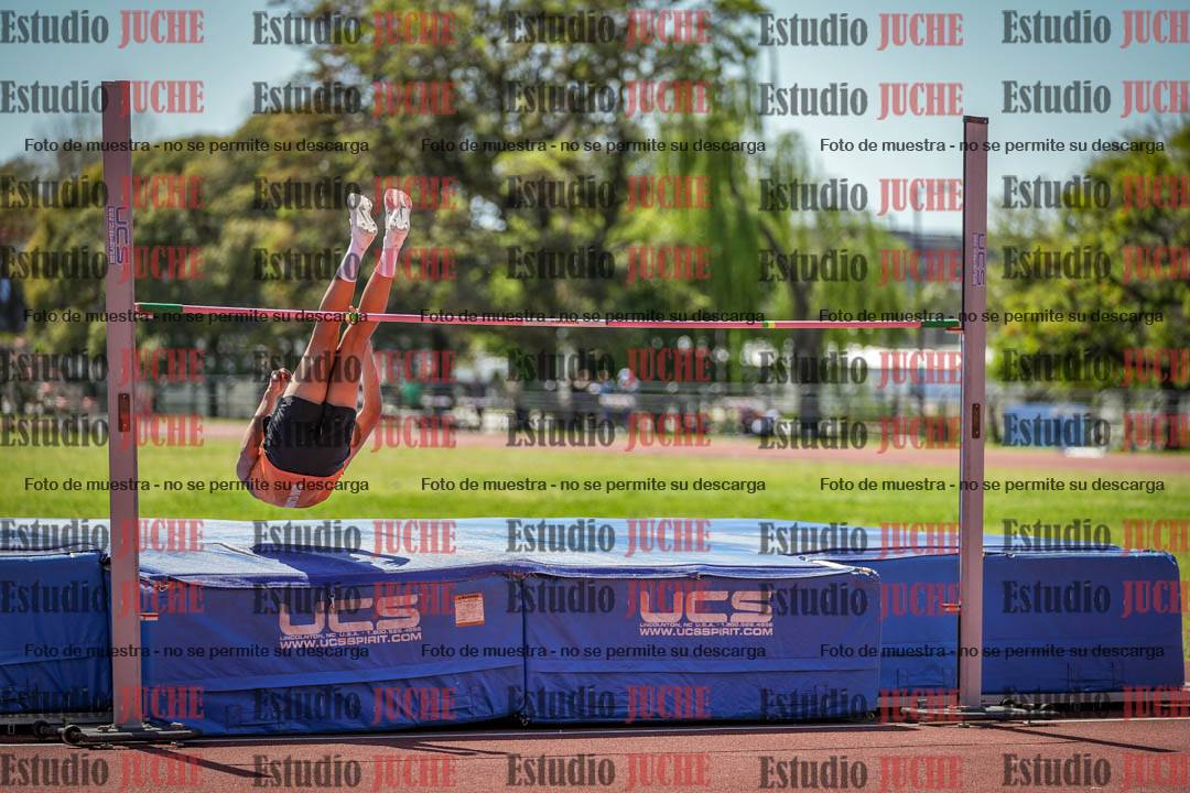 Fotos del salto en alto de varones