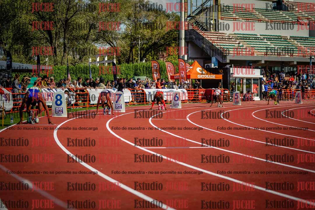 Fotos de los 400 m llanos de varones