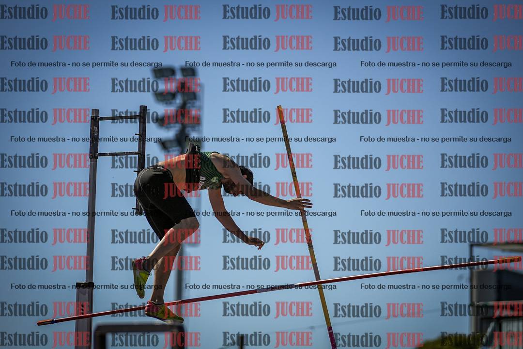 Fotos del salto con garrocha de mujeres y varones