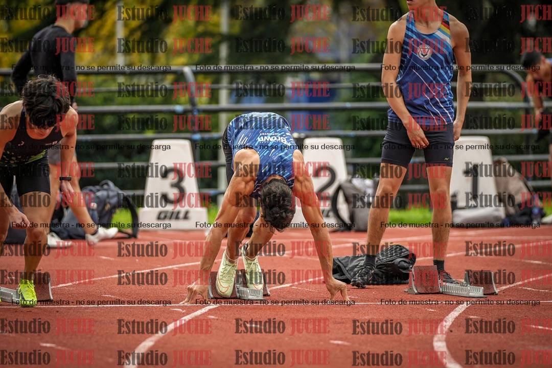 Fotos de los 100 m llanos de varones