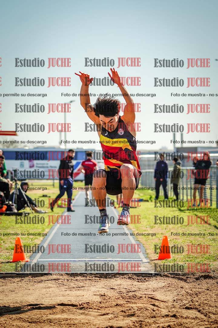 Fotos del salto en largo de varones