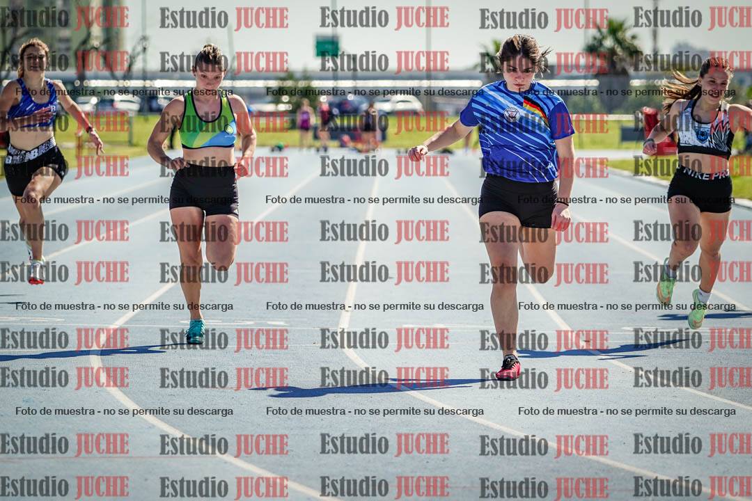 Fotos de los 100 m llanos de mujeres