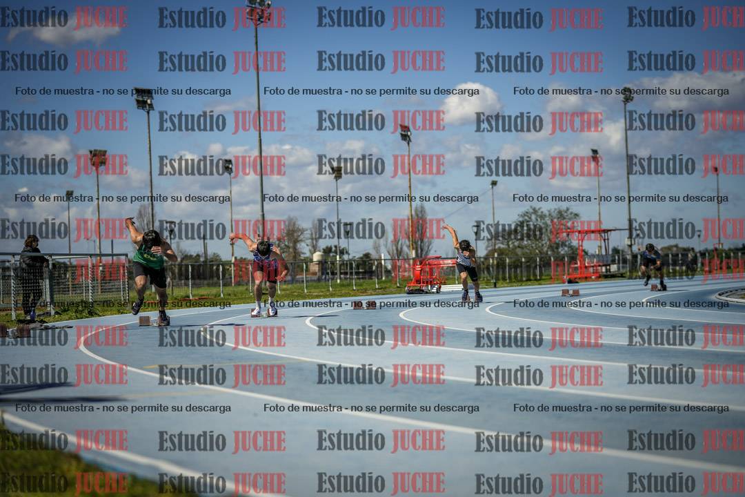 Fotos de los 200 m llanos de varones