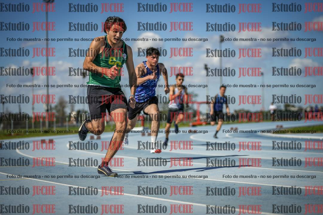 Fotos de los 200 m llanos de varones