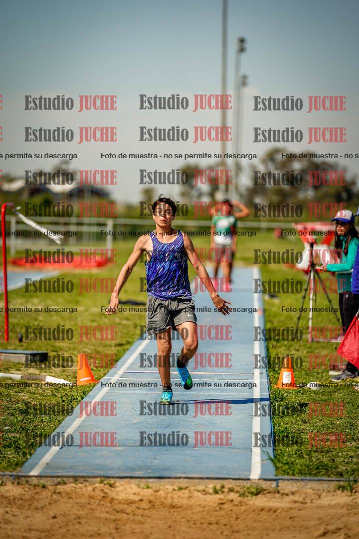 Fotos del salto triple de varones