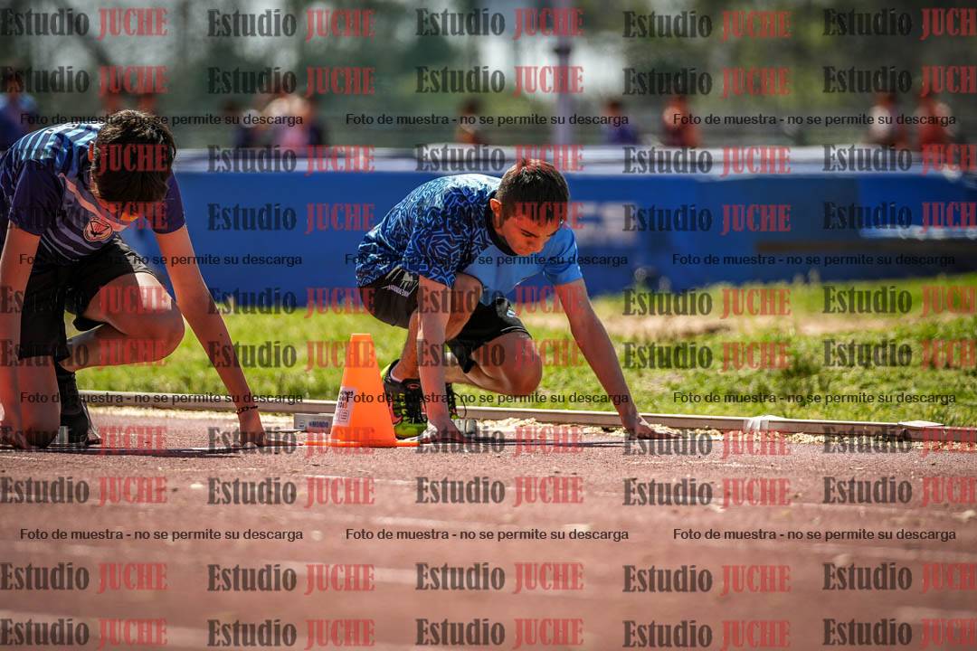 Fotos de los 80 m llanos de varones