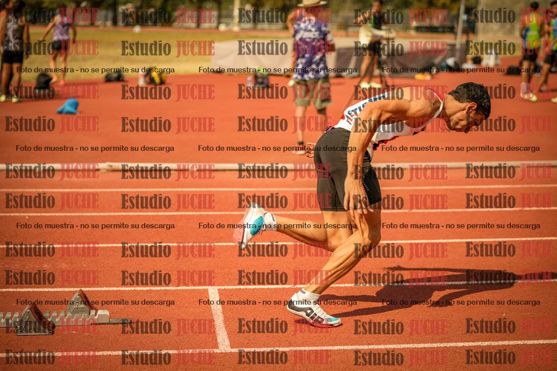 Fotos de los 400 m llanos de varones