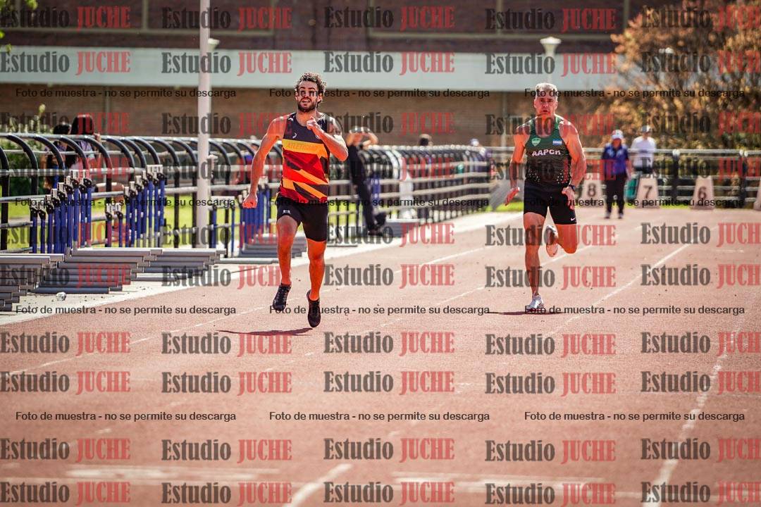 Fotos de los 200 m llanos de varones