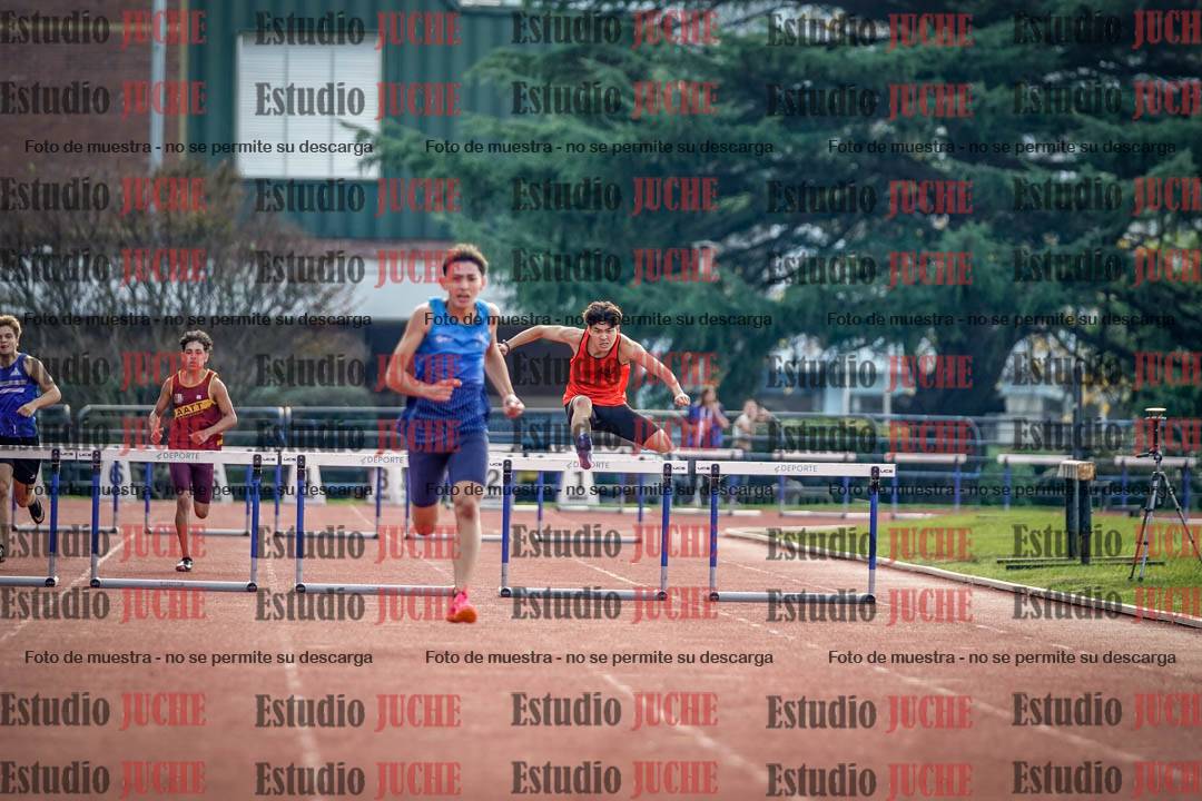 Fotos de los 400 m con vallas de varones