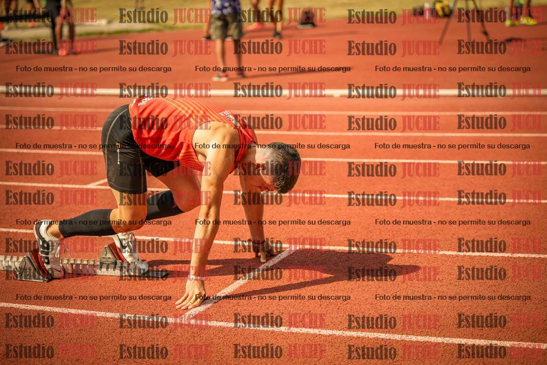 Fotos de los 400 m llanos de varones