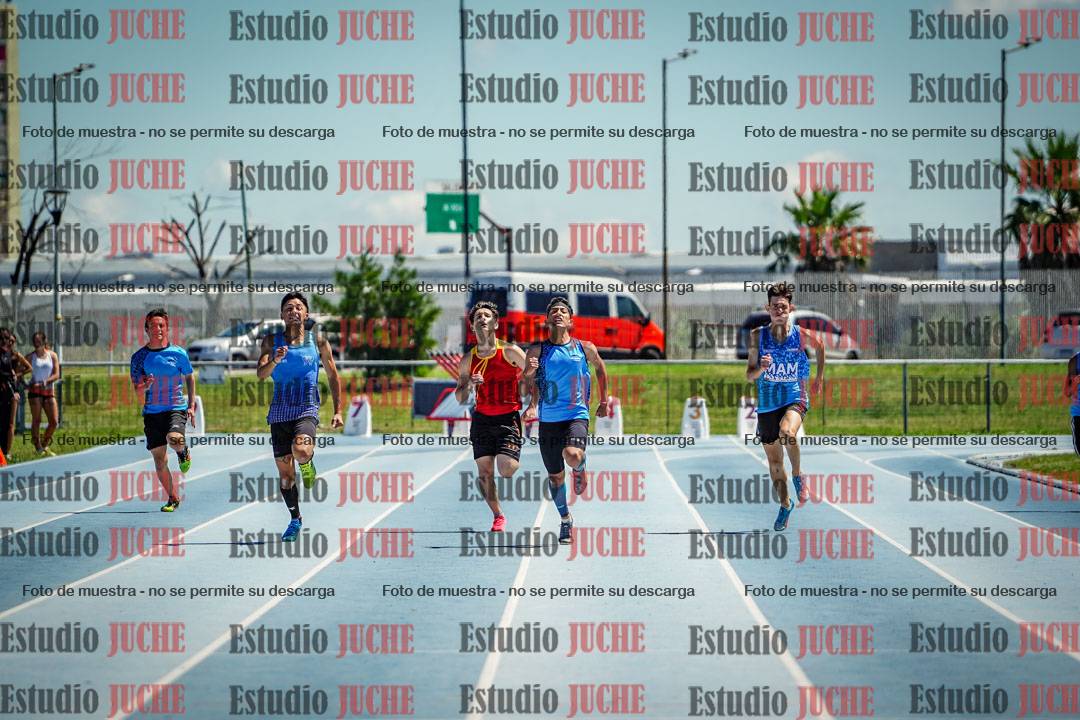 Fotos de los 200 m llanos de varones