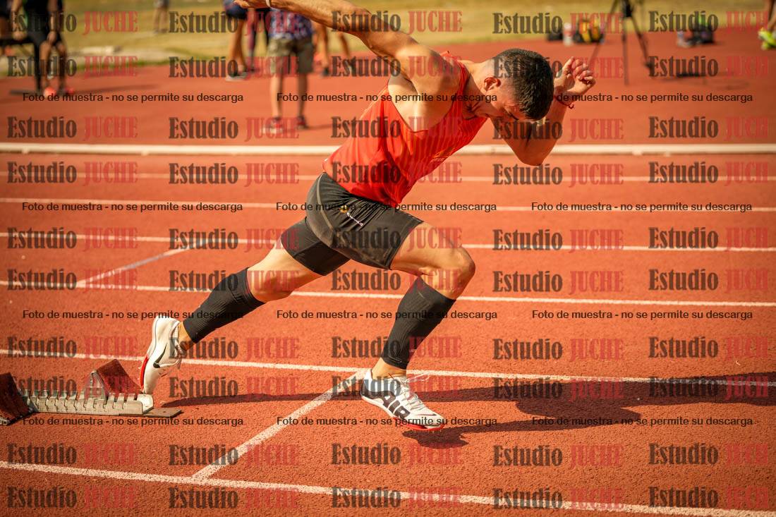 Fotos de los 400 m llanos de varones