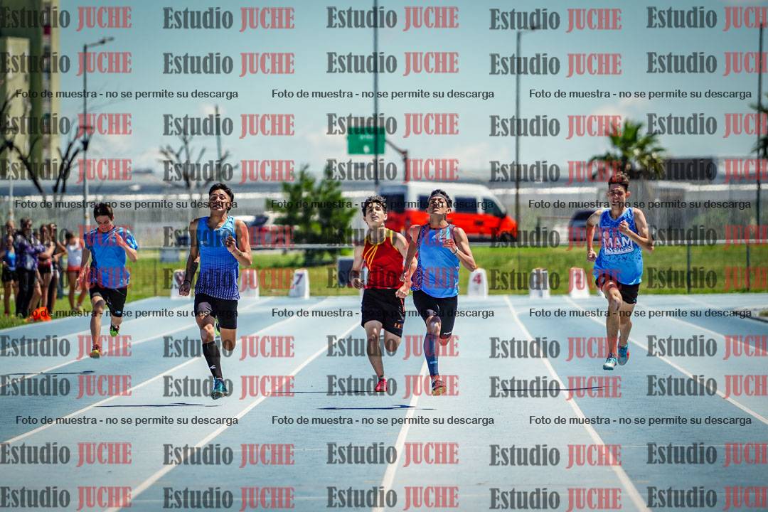 Fotos de los 200 m llanos de varones