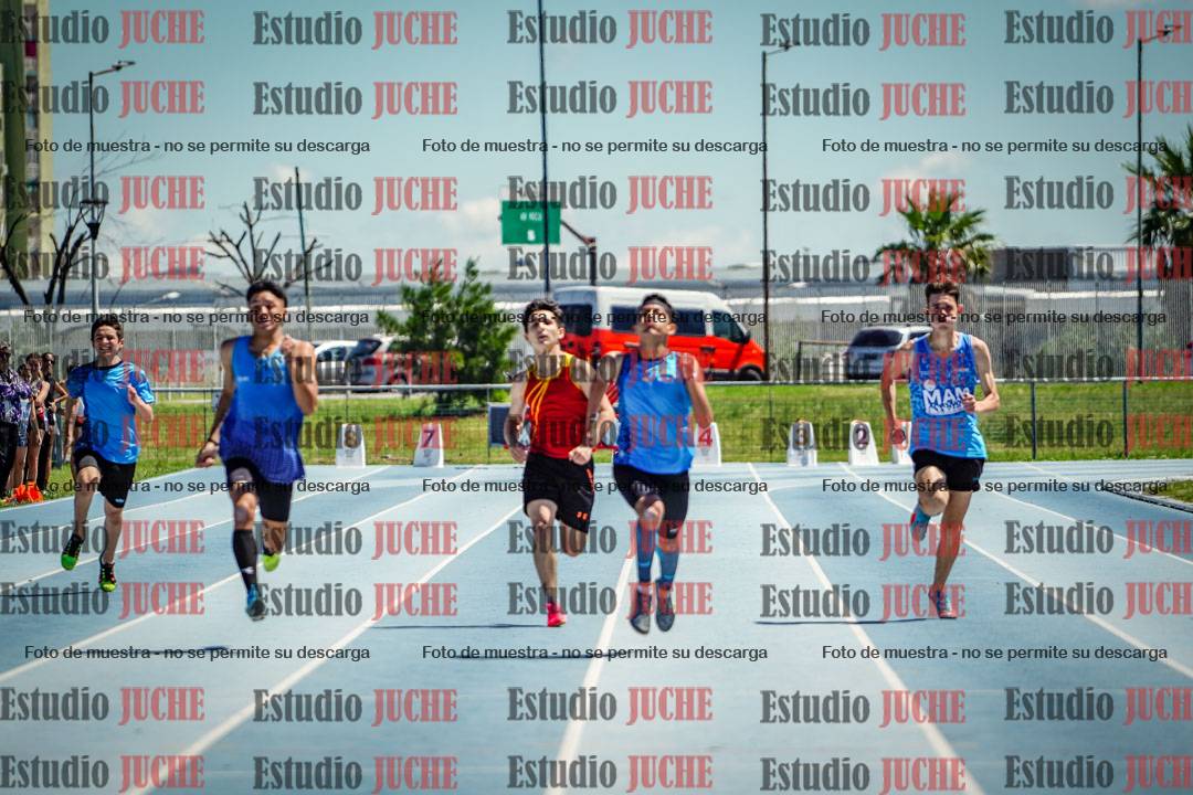 Fotos de los 200 m llanos de varones