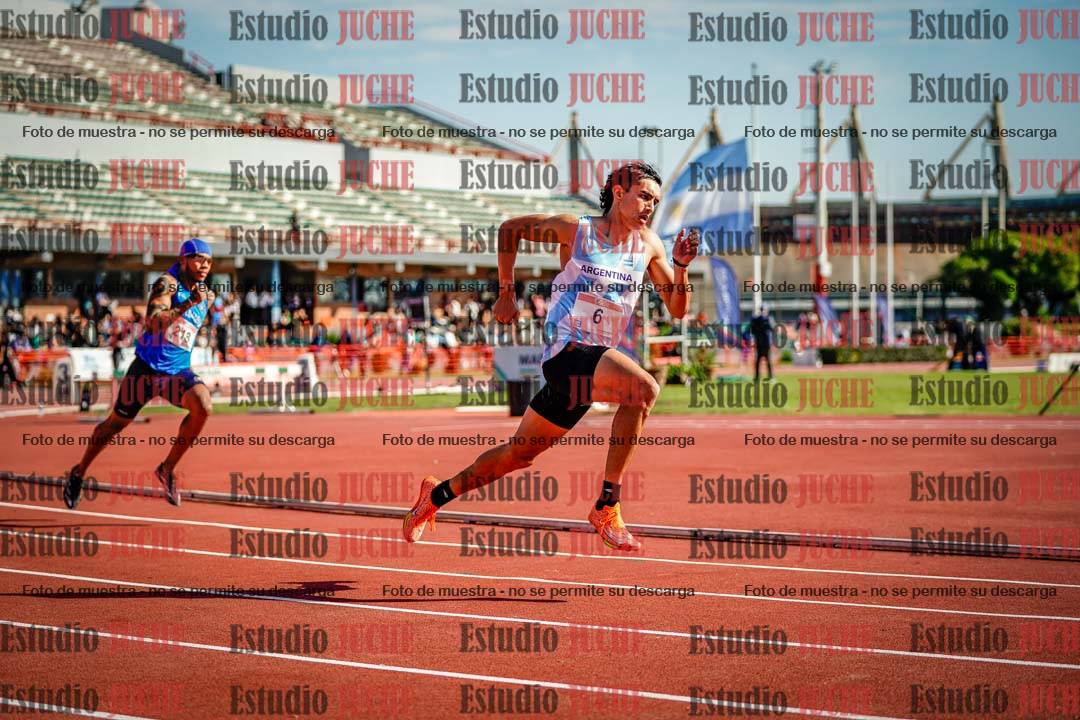 Fotos de los 400 m llanos de varones