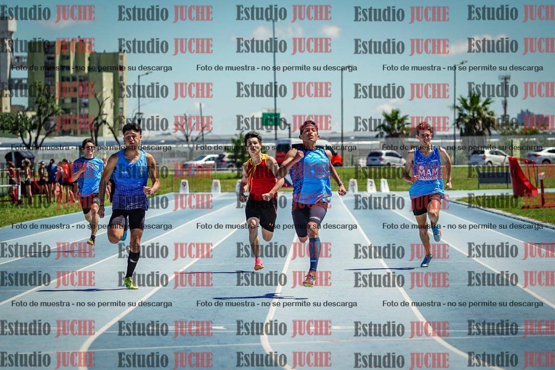 Fotos de los 200 m llanos de varones