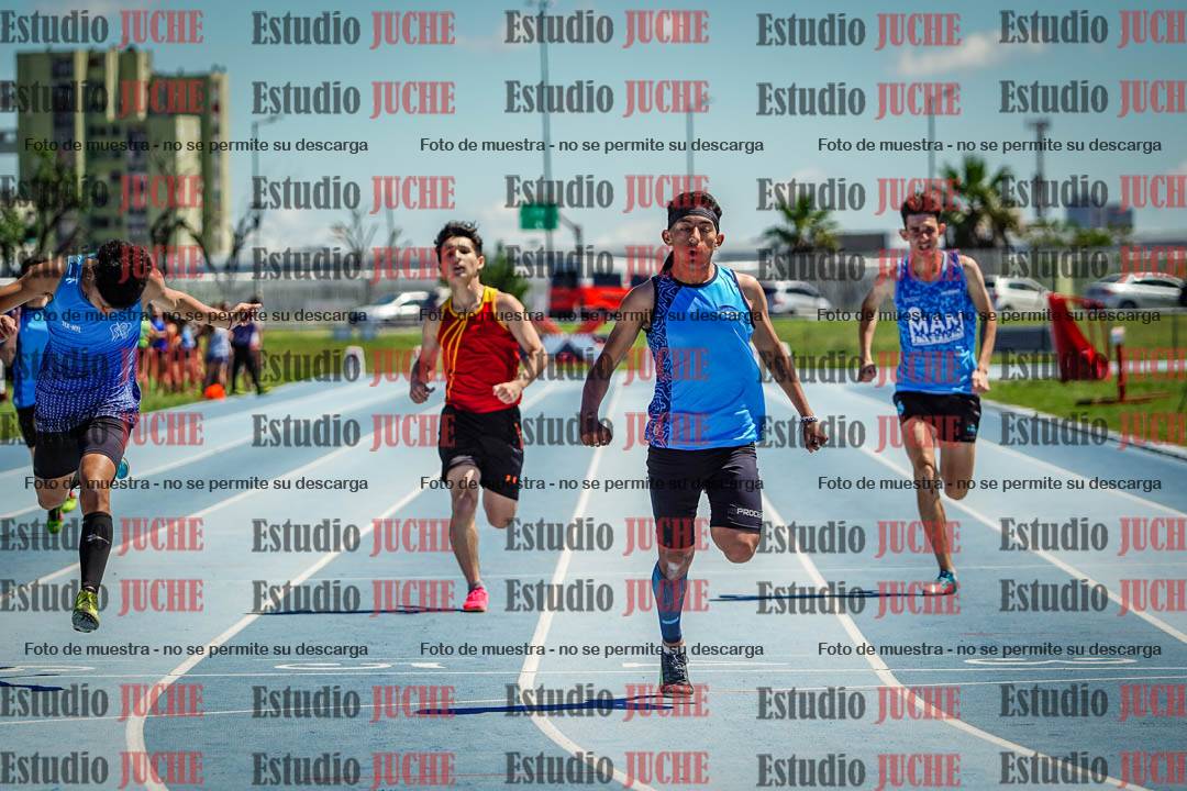 Fotos de los 200 m llanos de varones