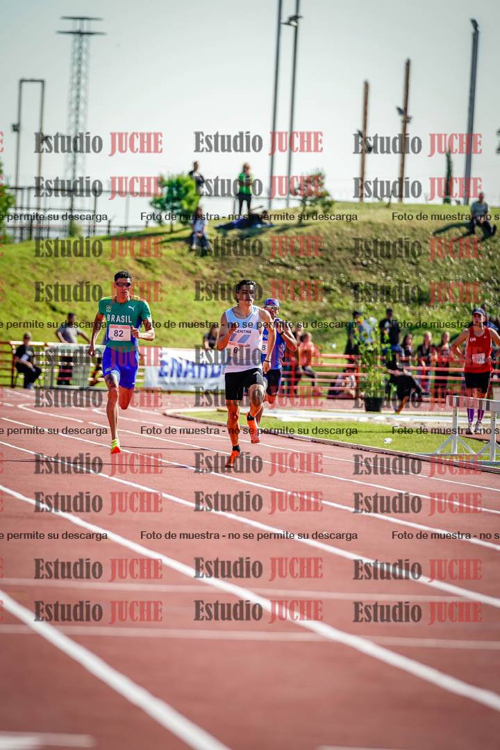 Fotos de los 400 m llanos de varones
