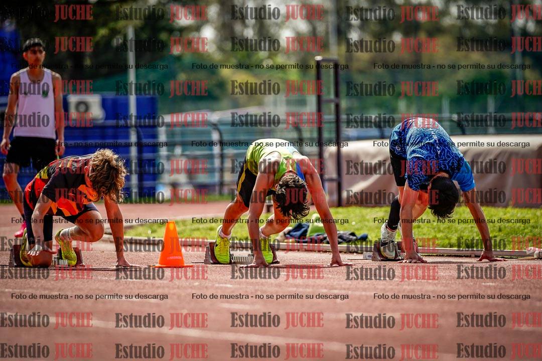 Fotos de los 80 m llanos de varones