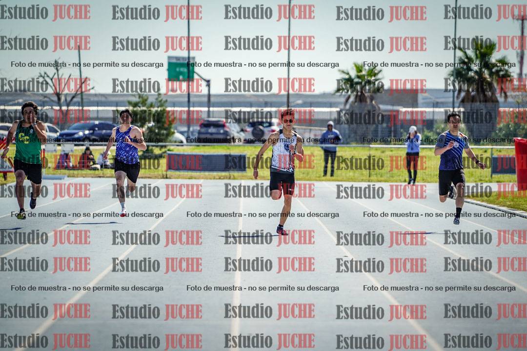 Fotos de los 200 m llanos de varones