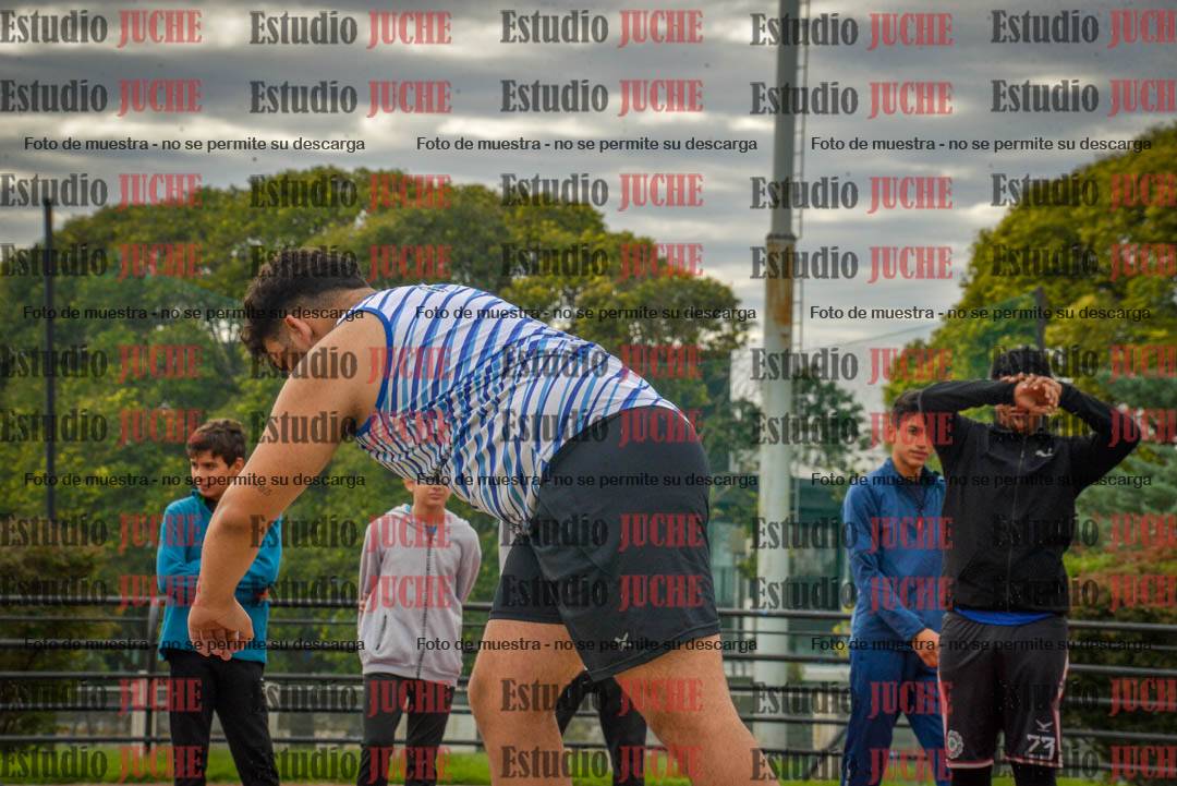 Fotos del lanzamiento de bala de varones