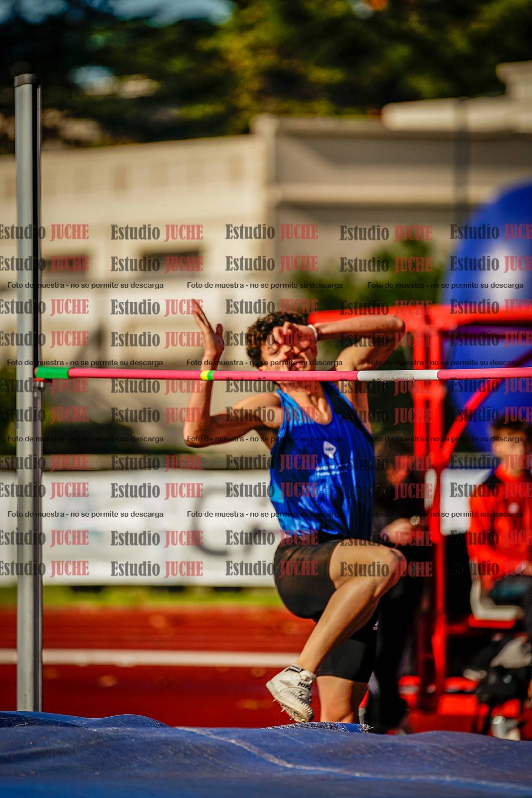 Fotos del salto en alto de varones