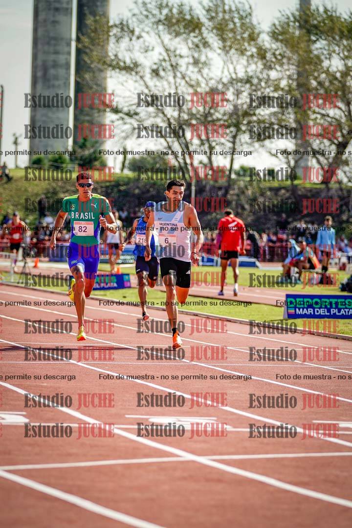 Fotos de los 400 m llanos de varones