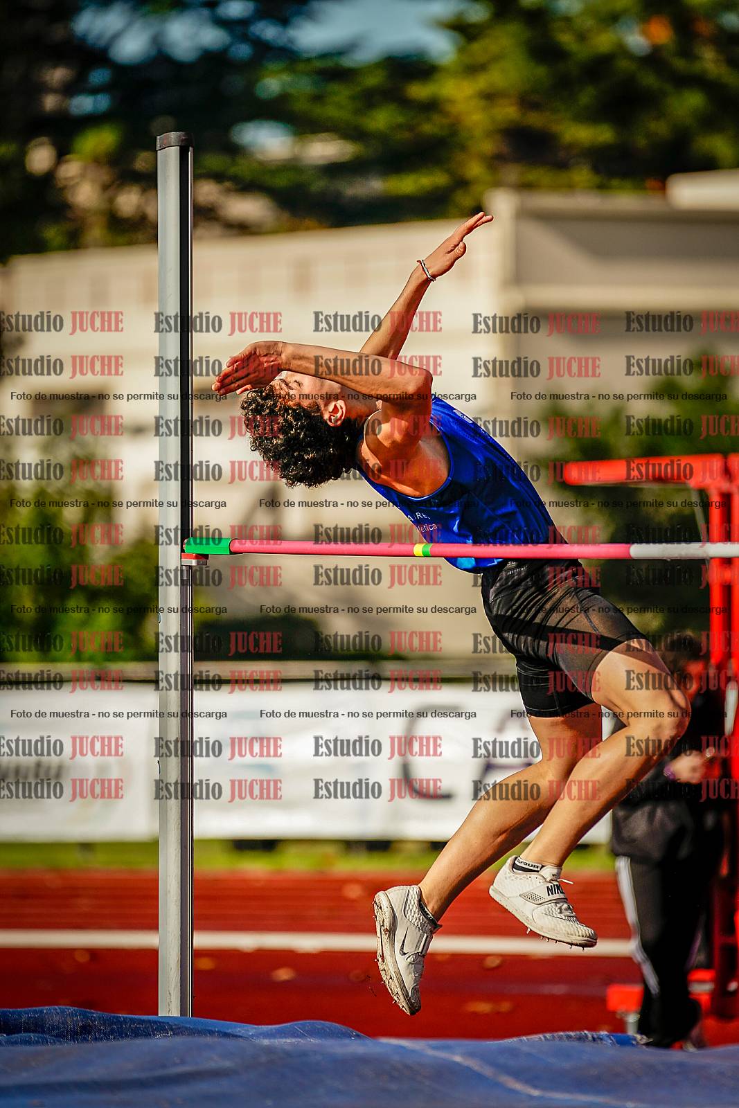 Fotos del salto en alto de varones