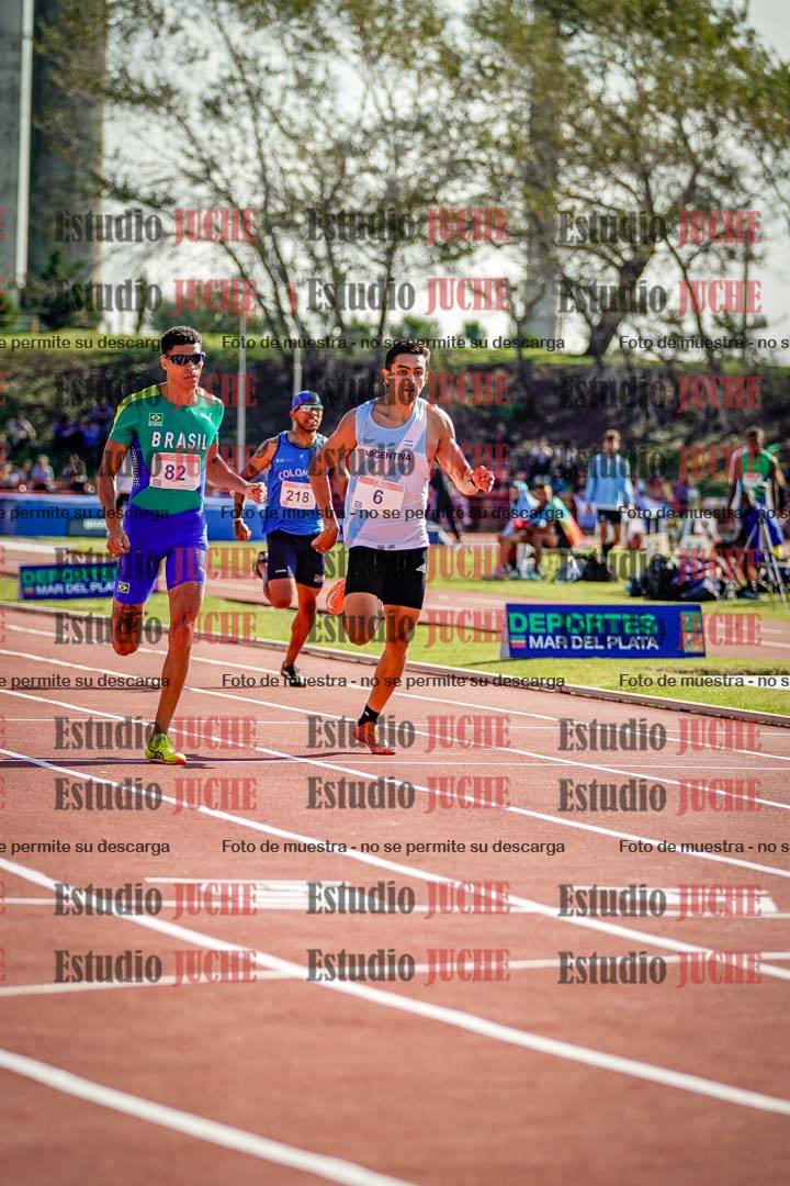 Fotos de los 400 m llanos de varones