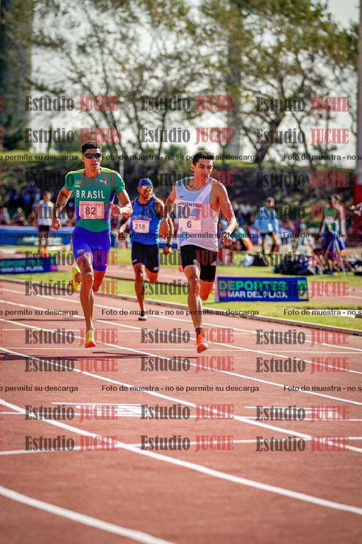 Fotos de los 400 m llanos de varones