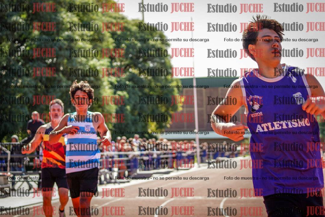 Fotos de los 100 m llanos de varones
