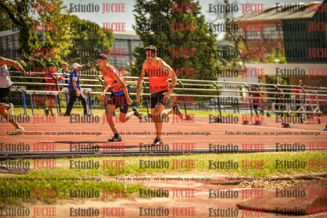 Fotos de los 100 m llanos de varones