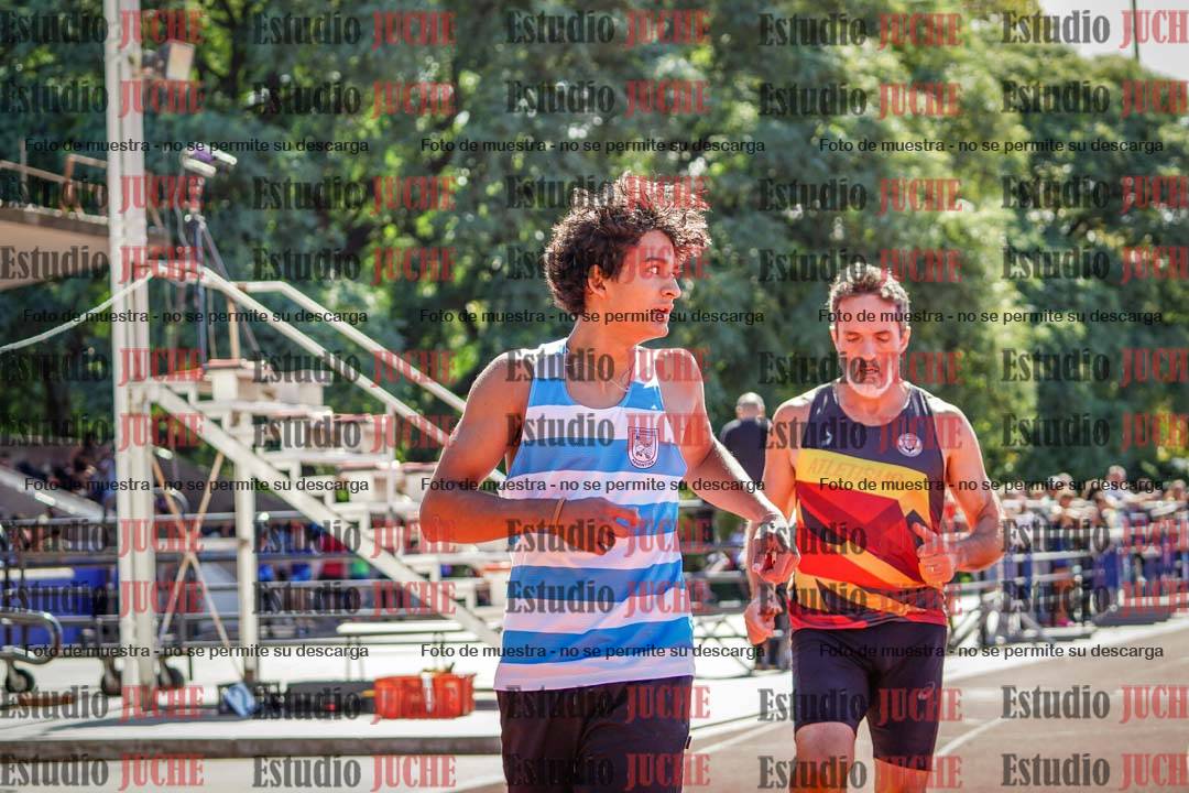 Fotos de los 100 m llanos de varones