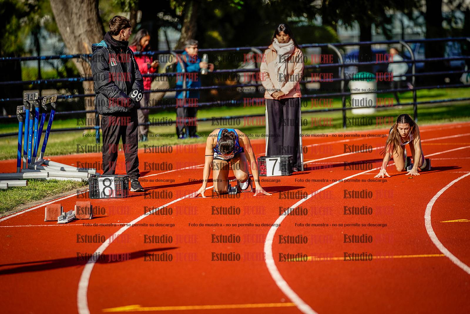 Fotos de los 200 m de mujeres
