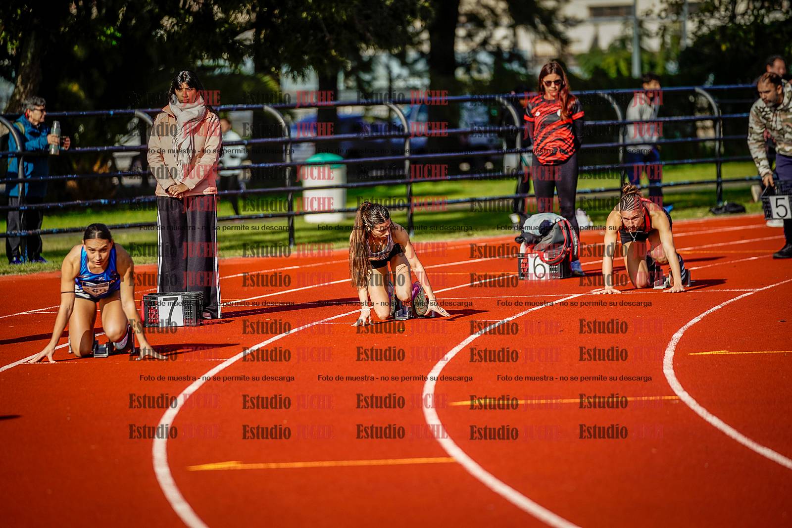 Fotos de los 200 m de mujeres