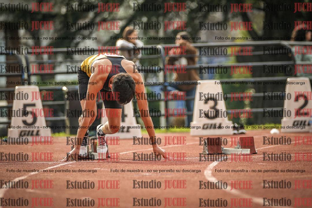 Fotos de los 100 m llanos de varones